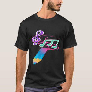 Camiseta Piano Jugando Música Pianista Compositor De Teclad