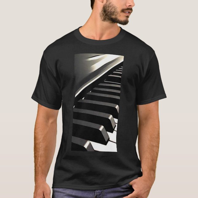 CAMISETA PIANO KEYS  (Anverso)