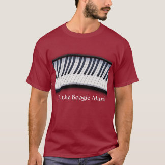 Camiseta PIANO KEYS Boogie Man Fun Music Lover T-Shirt