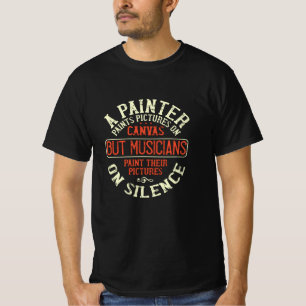 Camiseta Piano: los músicos pintan cuadros