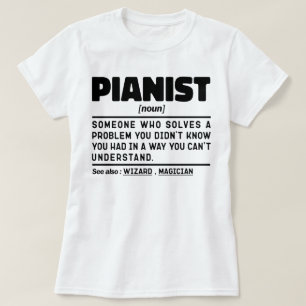 Camiseta Piano Lover, instructor de música pianista de Guay