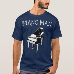 Camiseta Piano Man Piano Jugador Pianista Música Clásica