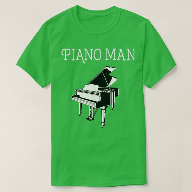 Camiseta Piano Man Piano Player Pianista al Music Lover (Diseño del anverso)