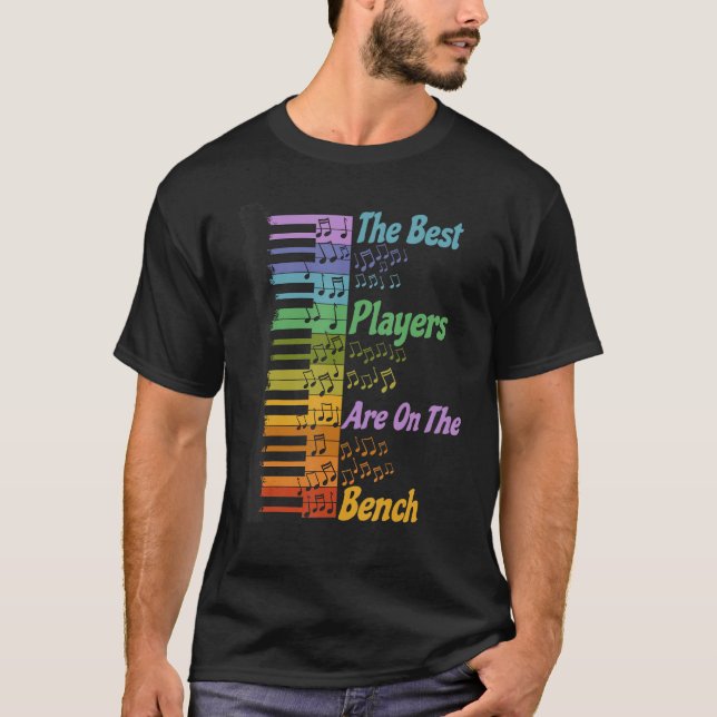 Camiseta Piano Music Lover Pianist The Best Players Are On  (Anverso)