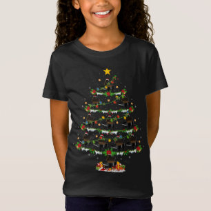 Camiseta Piano Music Lover Xmas enciende árbol de navidad d