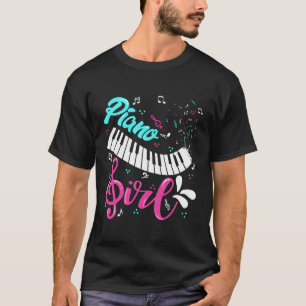 Camiseta Piano Musical Pianist Keyboard Pianist Music Notes