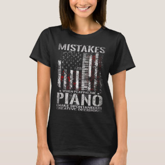 Camiseta Piano músico de música pianista de teclado
