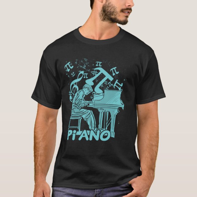 Camiseta Piano Pi  3 14 Day Symbol Math & Science Music Pun (Anverso)