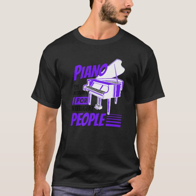 Camiseta Piano Pianist Music Keyboard Musician Quote Gag Ou (Anverso)
