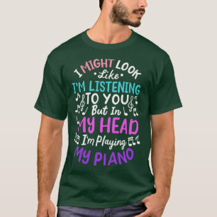 Camiseta Piano Pianista Jugador 5