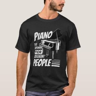 Camiseta Piano Pianista Música Teclado Cita Gag Ou
