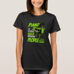 Camiseta Piano Pianista Música Teclado Cita Gag Ou