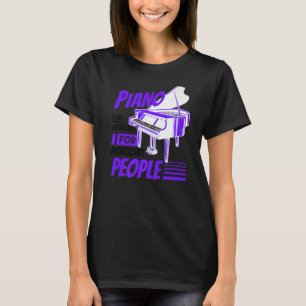 Camiseta Piano Pianista Música Teclado Cita Gag Ou