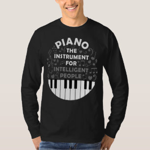 Camiseta Piano Pianista Música Teclado Cita Gag Ou