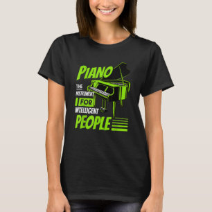 Camiseta Piano Pianista Música Teclado Cita Gag Ou