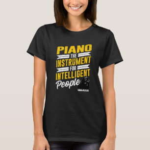 Camiseta Piano Pianista Música Teclado Cita Gag Ou