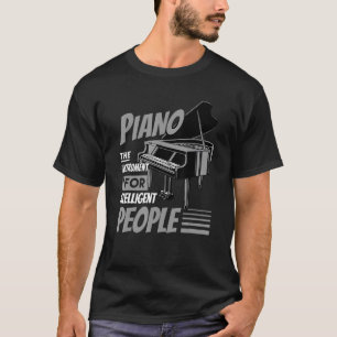 Camiseta Piano Pianista Música Teclado Cita Gag Ou