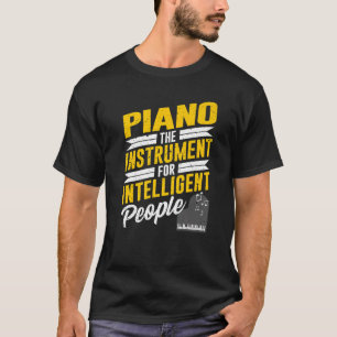 Camiseta Piano Pianista Música Teclado Cita Gag Ou