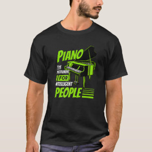 Camiseta Piano Pianista Música Teclado Cita Gag Ou
