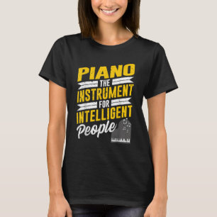 Camiseta Piano Pianista Música Teclado Cita Gag Ou