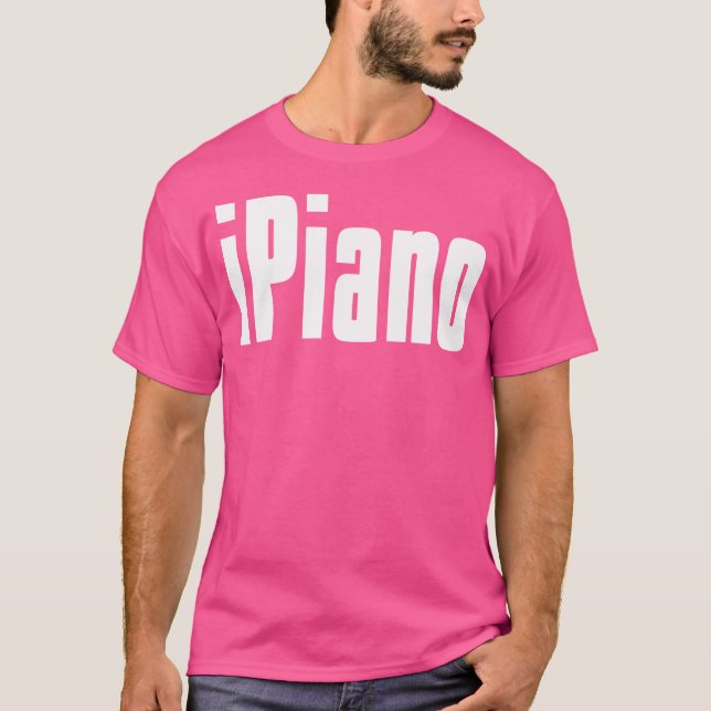 Camiseta Piano Pianista Teclado Jazz Indie Rock Blues Orche (Anverso)
