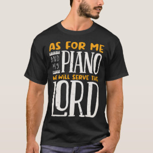 Camiseta Piano Piano Jugador Músico Piano Instrumento de Mú