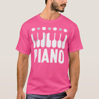 Camiseta Piano Player Music Pianos Instrument