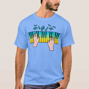 Camiseta Piano Playing Music Teacher Musician Piano Player