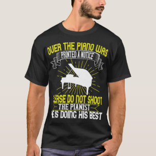 Camiseta Piano Por Favor No Disparen Al Pianista