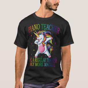 Camiseta PIANO PROFESOR como profesor normal sólo más mag