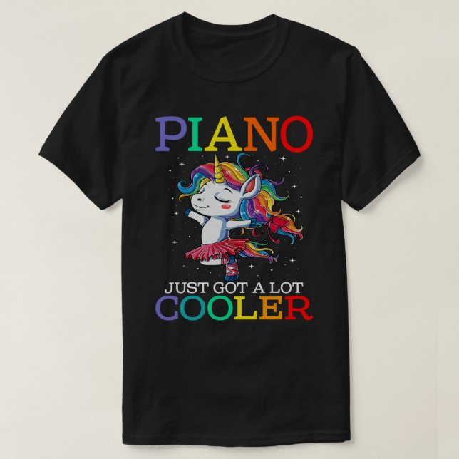 Camiseta PIANO Recibió A Un Equipo De Jardín Infantil Mucho (Diseño del anverso)