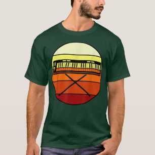 Camiseta Piano Retro Teatro De Música Piano Músico Gr