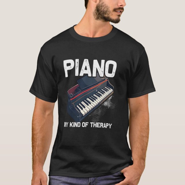 Camiseta Piano Teacher Music Lovers Pianists Concert Women  (Anverso)