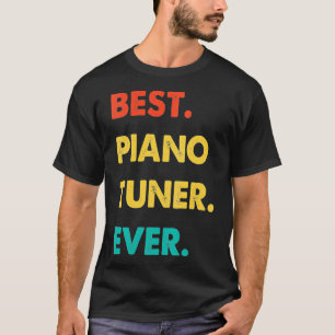 Camiseta Piano Tuner Profesora Retro Mejor Tintor De Piano