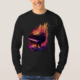 Camiseta Piano Vaporwave