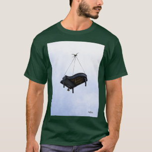 Camiseta Piano volador largo
