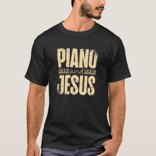 Camiseta Piano Y Jesucristo Piano Jugador Cristiano Beli