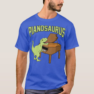 Camiseta Pianosaurus Dinosaur Piano Music Player Musician G