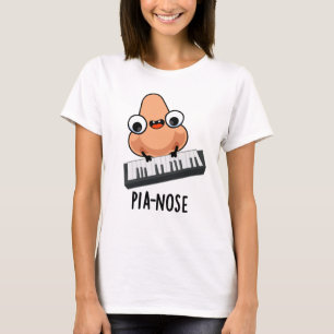 Camiseta Pianose Funny Piano Nose Pun