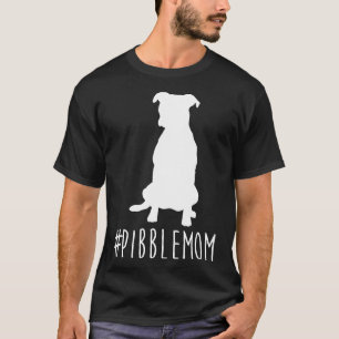 Camiseta Pibblemom Hashtag Pitbull Madre de Perro Nueva