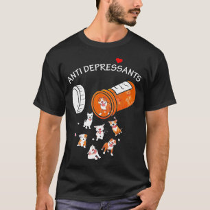 Camiseta Pibull de perro de Pitbull antidepresivo