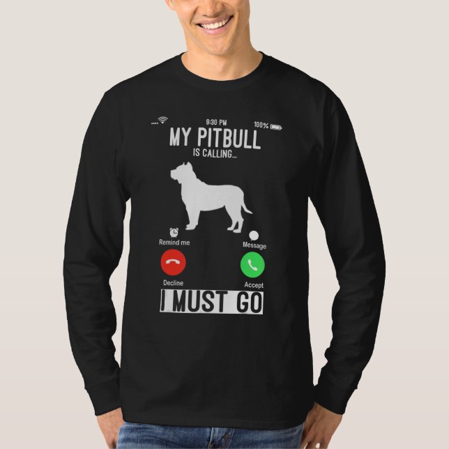 Camiseta Pibull Tee Men Pitbull Dog Pitbull (Anverso)