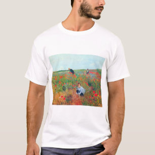 Camiseta Picando flores en un campo, Mary Cassatt