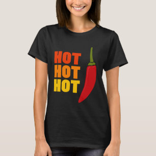 Camiseta Picante de salchicha roja de jalapeno