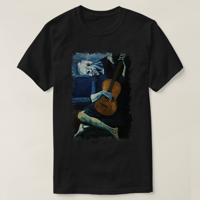 Camiseta Picasso El Viejo Guitarista (Diseño del anverso)