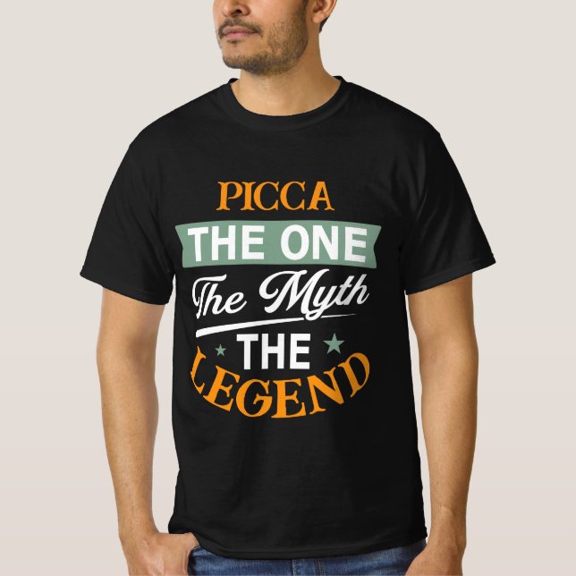 Camiseta Picca El Único El Mito La Leyenda (Anverso)