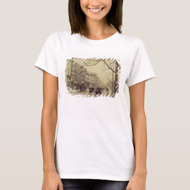 Camiseta Piccadilly facing East, (sepia photo) (Anverso)