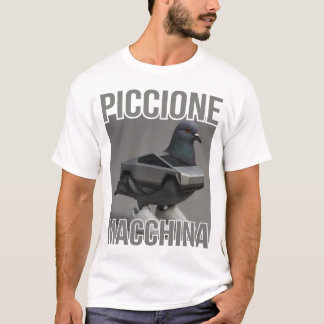 Camiseta Piccione Macchina - Pigeon Car Meme