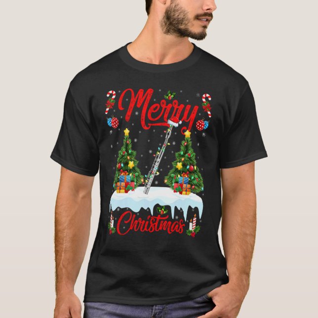 Camiseta Piccolo Music   Lights Xmas Tree Santa Piccolo Chr (Anverso)