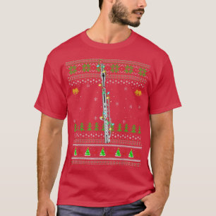 Camiseta Piccolo Music Lover Xmas Santa Piccolo Ugly Christ